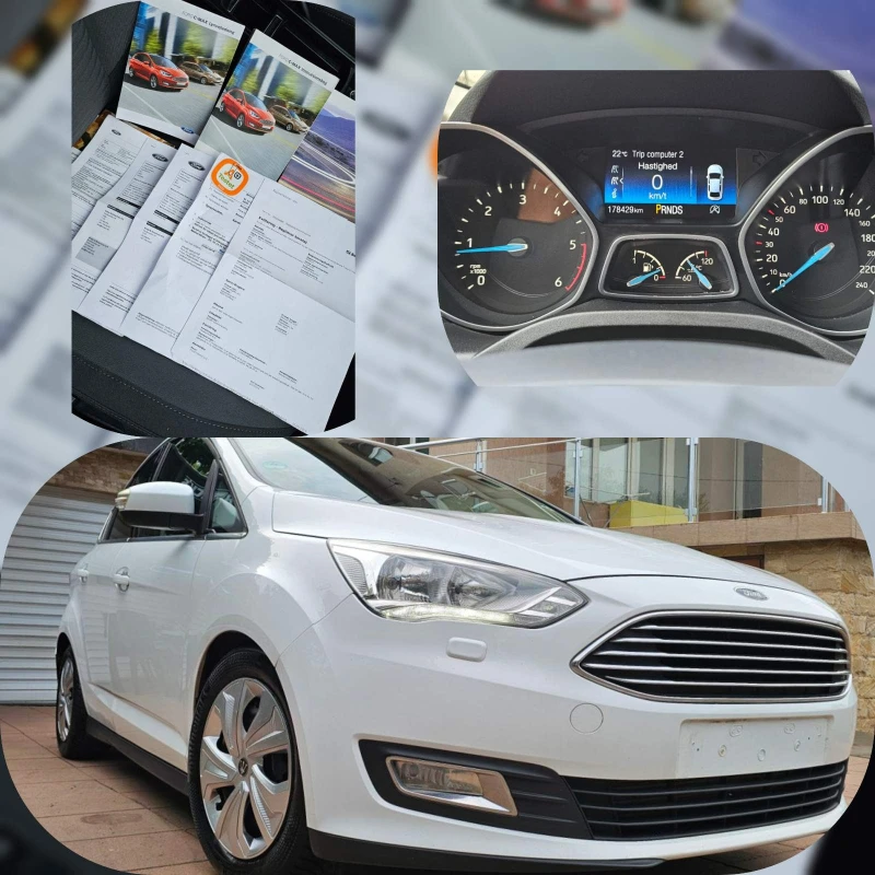 Ford C-max TITANIUM 2.0 TDCI AUTOMAT 170pc , снимка 15 - Автомобили и джипове - 51379266