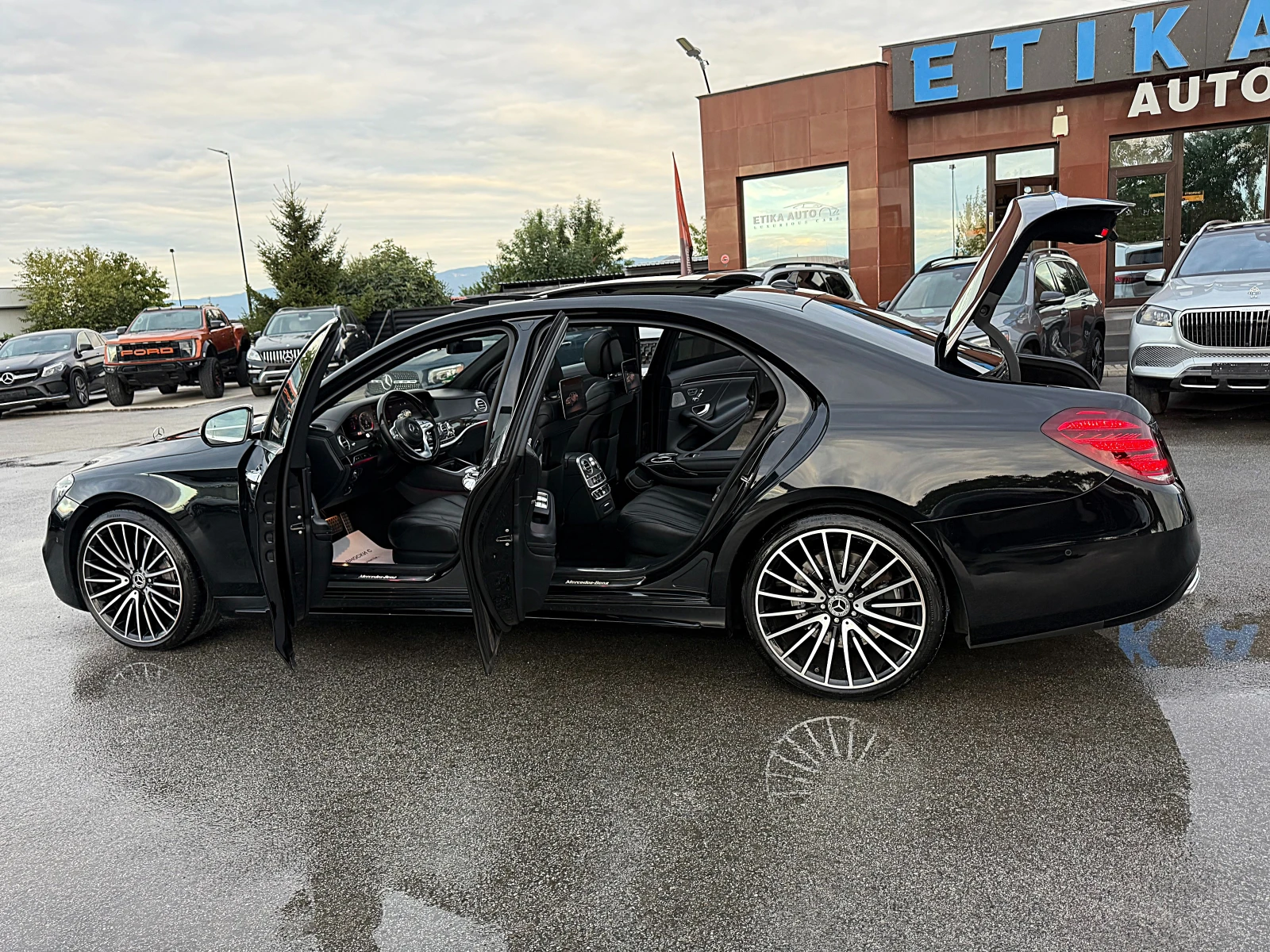 Mercedes-Benz S 560 DISTRONIK-ДЪЛГА БАЗА-4х4-VAKUM-MONITORI-DVD-360KAM, снимка 13 - Автомобили и джипове - 56154476