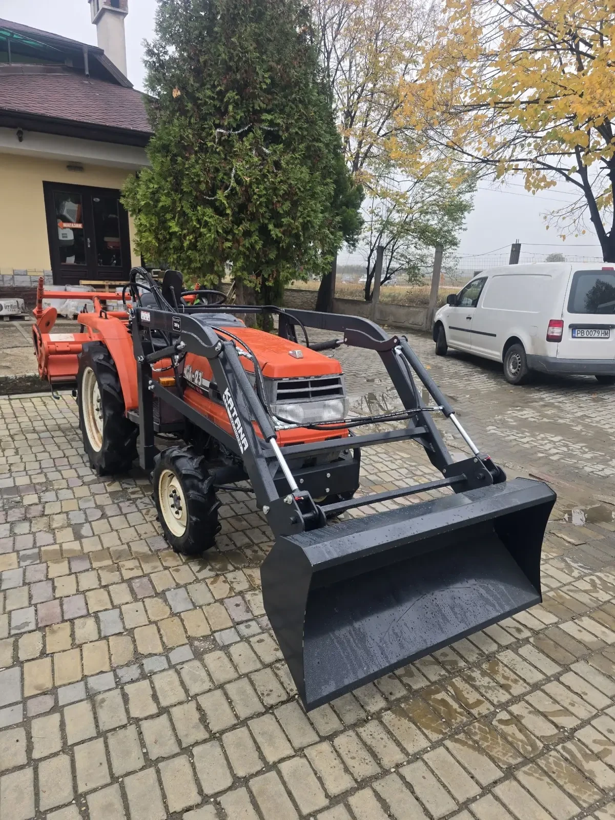 Трактор Kubota Kubota GL 23, с челен товороч и фреза - изображение 2