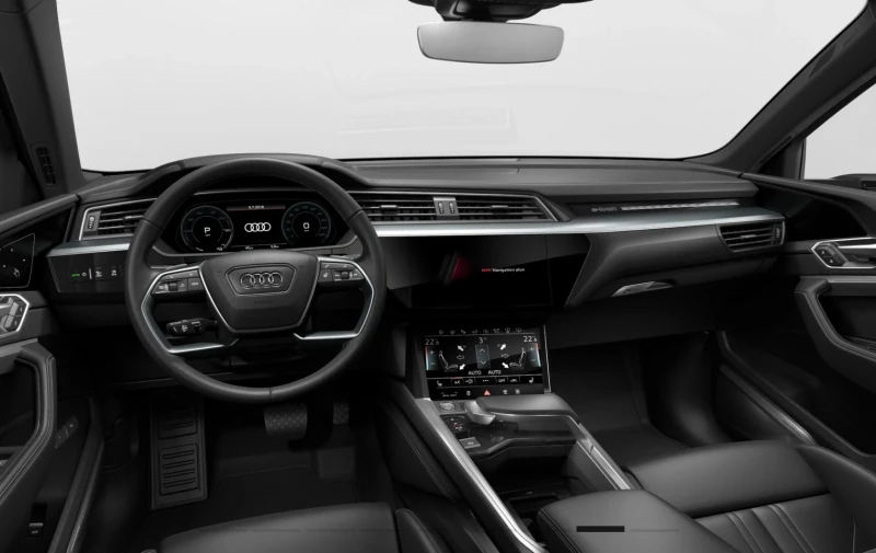 Audi E-Tron 55 Quattro * 2x S-Line * B&O * 360 * Carplay, снимка 9 - Автомобили и джипове - 52460609