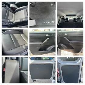 VW Caddy 2.0TDI-MAXi-FULL LED-AUTOMAT-DIST-KOЖА-PDC-EURO6, снимка 15