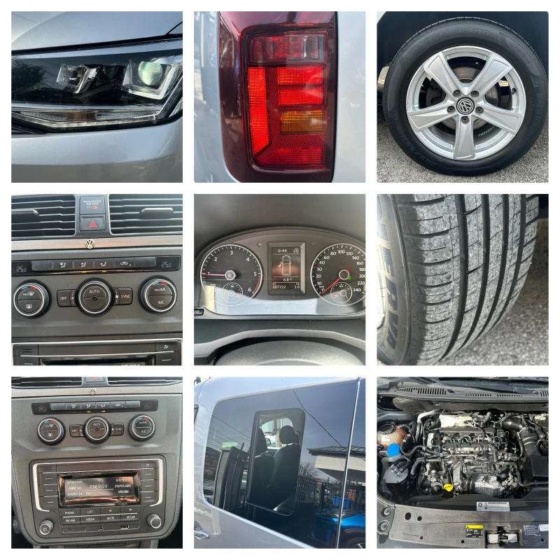 VW Caddy 2.0TDI-MAXi-FULL LED-AUTOMAT-DIST-KOЖА-PDC-EURO6, снимка 16 - Автомобили и джипове - 53542066