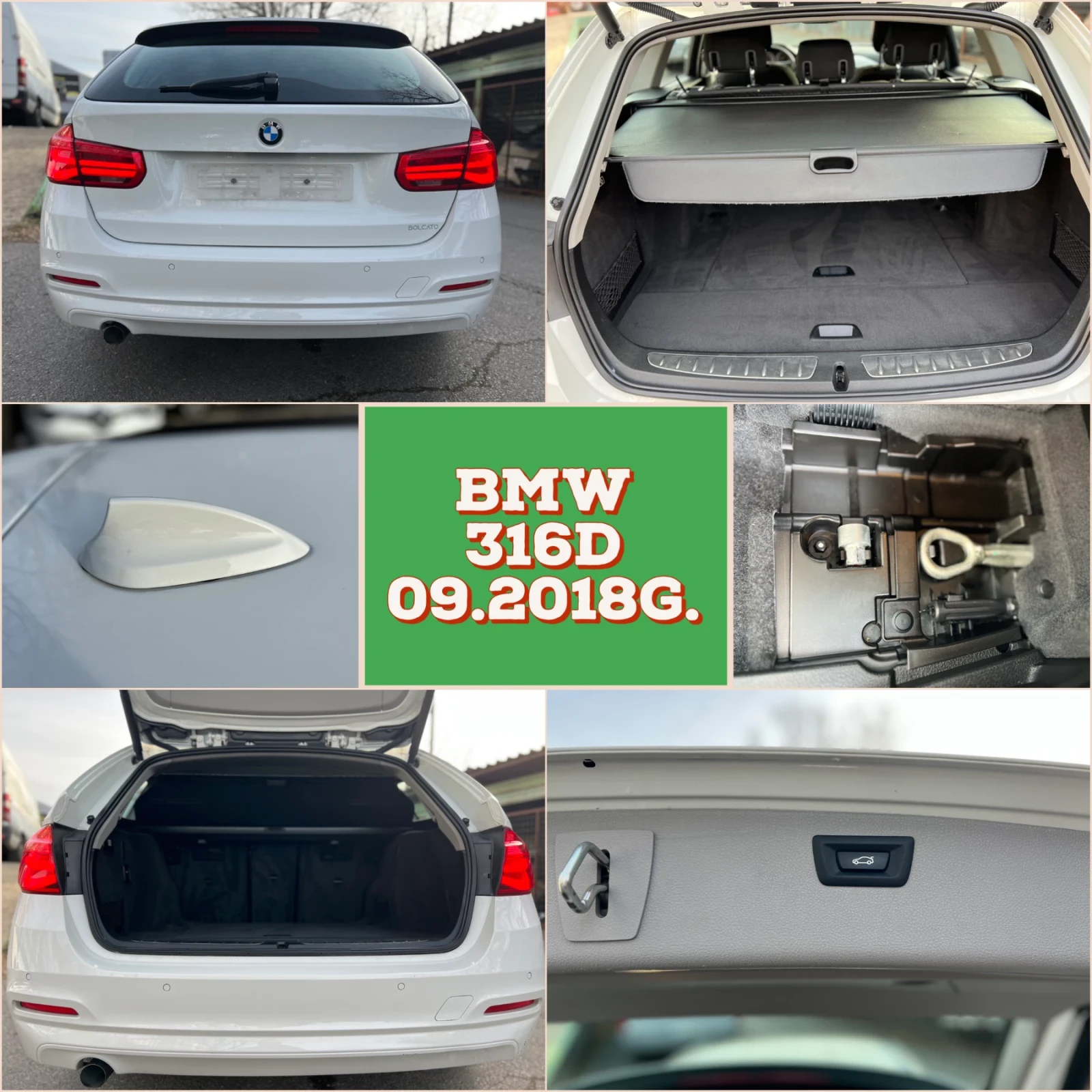BMW 316 2.0D АВТОМАТИК LED-XENON-NAVI-FACELIF - изображение 8