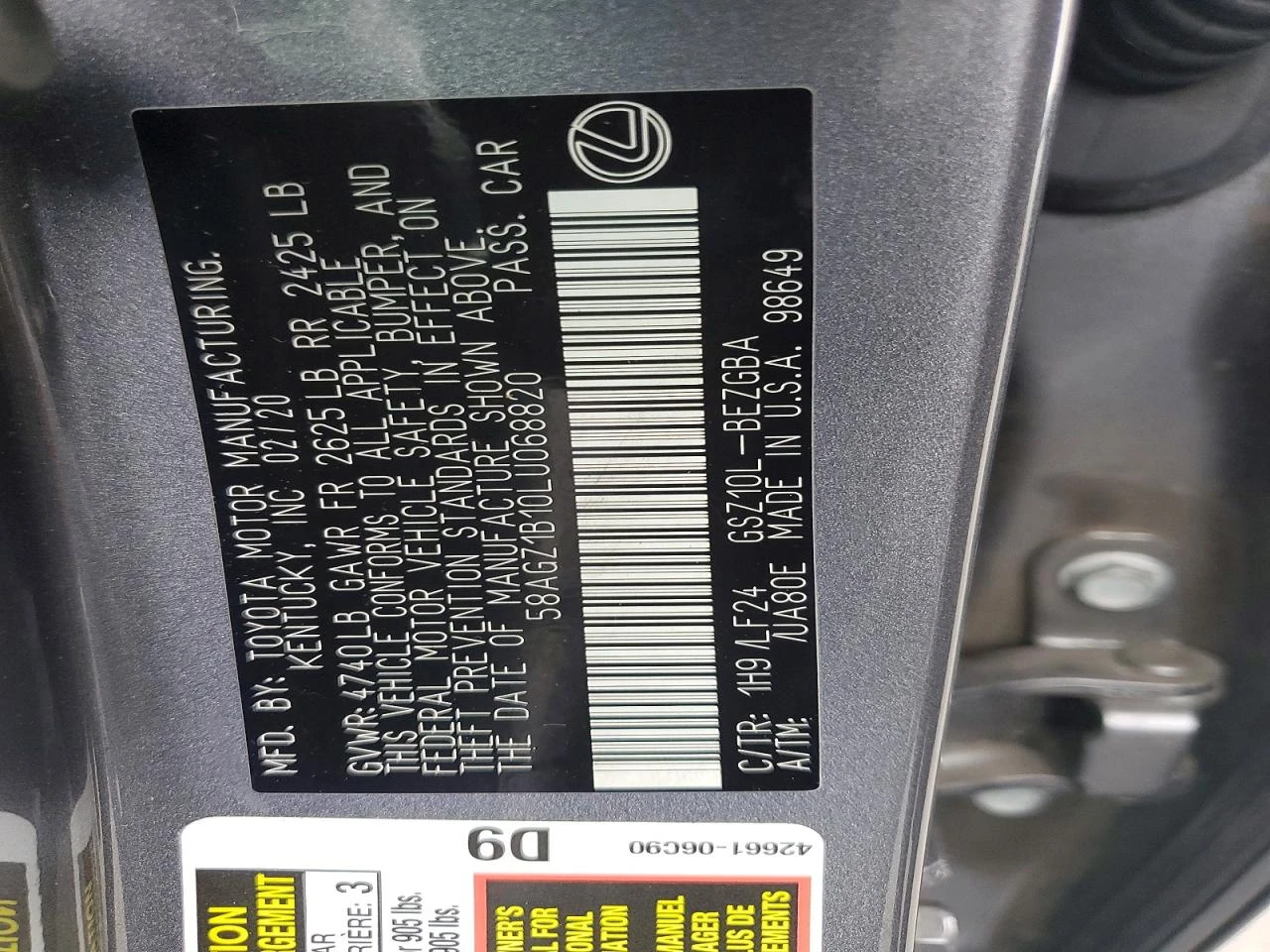 Lexus ES 350 3.5l F Sport, снимка 12 - Автомобили и джипове - 54007230