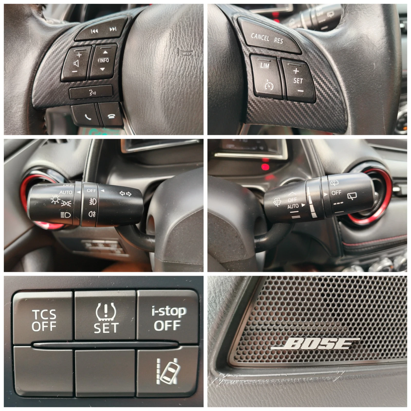 Mazda CX-3 1.5d-105к.с/НАВИГАЦИЯ/КЛИМАТРОНИК/КАМЕРА!!! , снимка 12 - Автомобили и джипове - 55658084