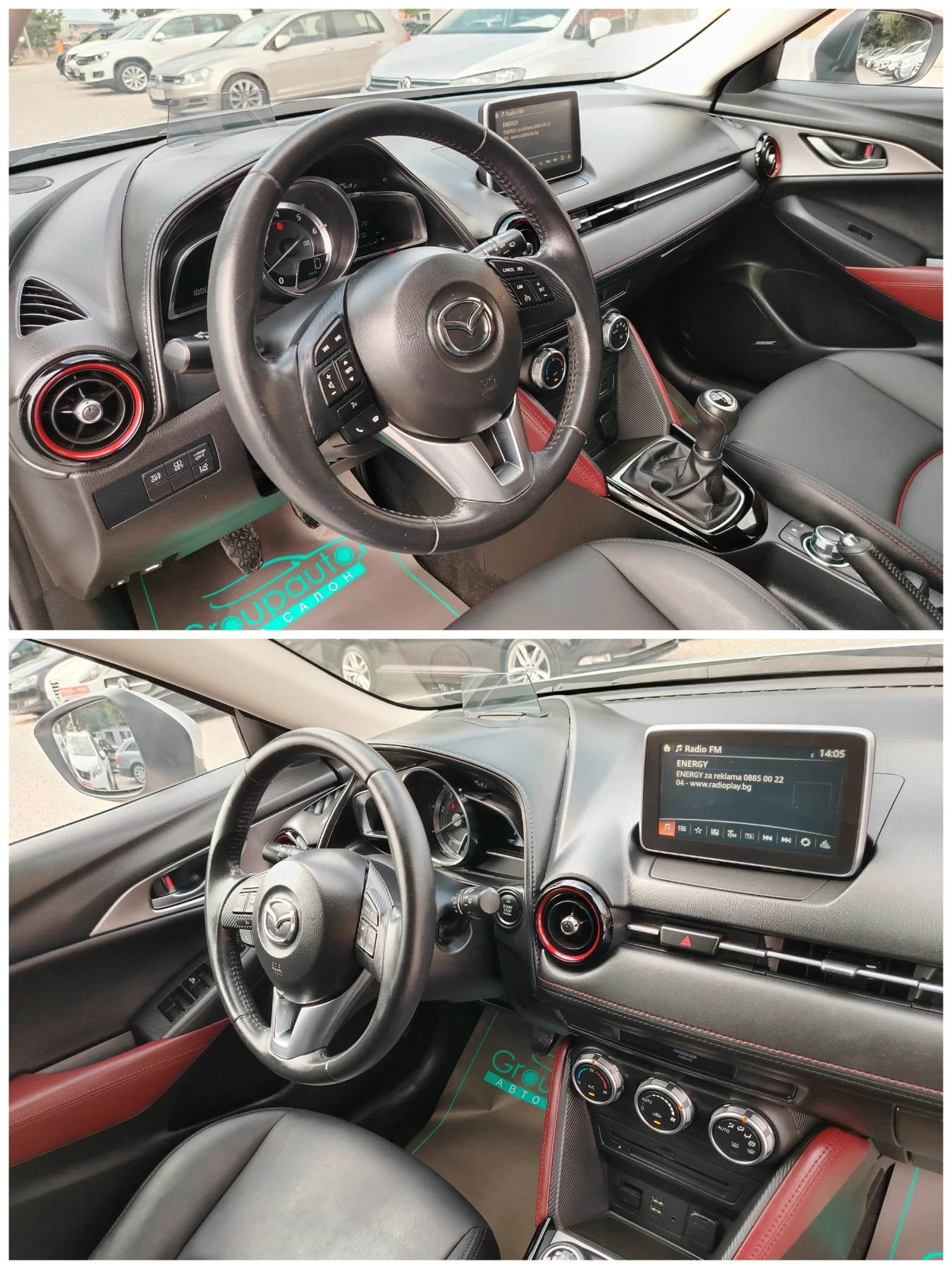Mazda CX-3 1.5d-105к.с/НАВИГАЦИЯ/КЛИМАТРОНИК/КАМЕРА!!! , снимка 11 - Автомобили и джипове - 55658084