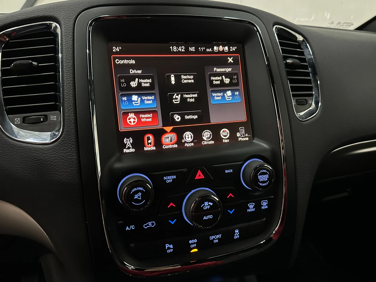 Dodge Durango * 5.7 R/T* ОБДУХ* ПОДГРЕВ* , снимка 12 - Автомобили и джипове - 51055348
