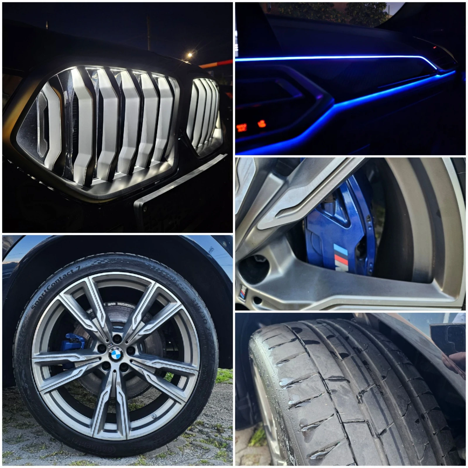 BMW X6 M50i SkyLounge Swarovski Масаж Laser Обслужен, снимка 13 - Автомобили и джипове - 54827223