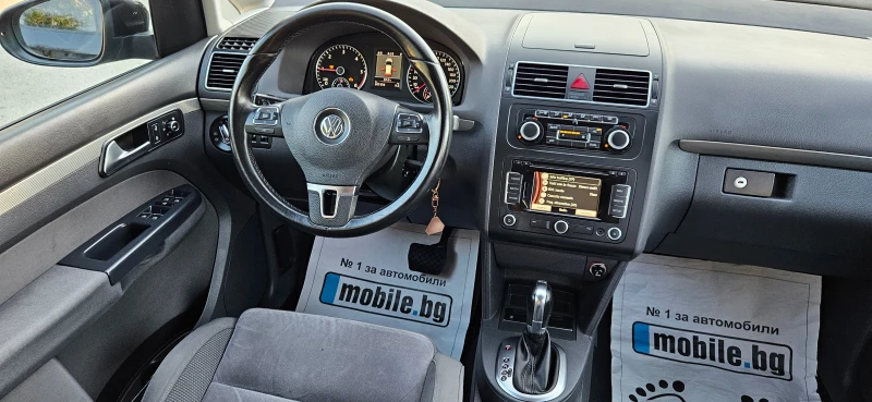 VW Touran 2, 0TDI* 140kс* 2012* 7 МЕСТА* АВТОМАТИК* ЕВРО5* , снимка 12 - Автомобили и джипове - 46990784