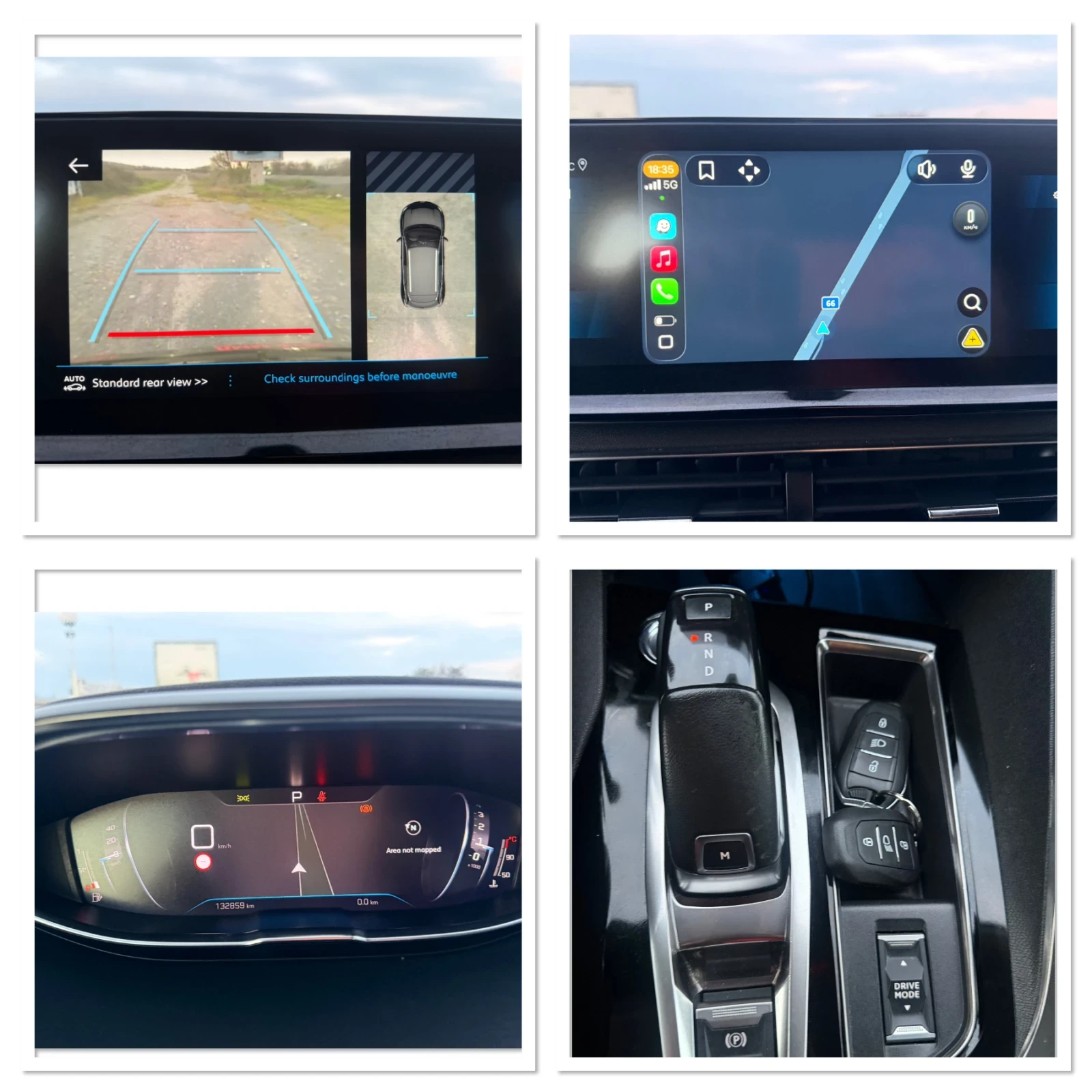 Peugeot 3008 / АВТОМАТИК / ЕВРО6 / 360 КАМЕРА / WAZE / YOUTUBE, снимка 16 - Автомобили и джипове - 53990615