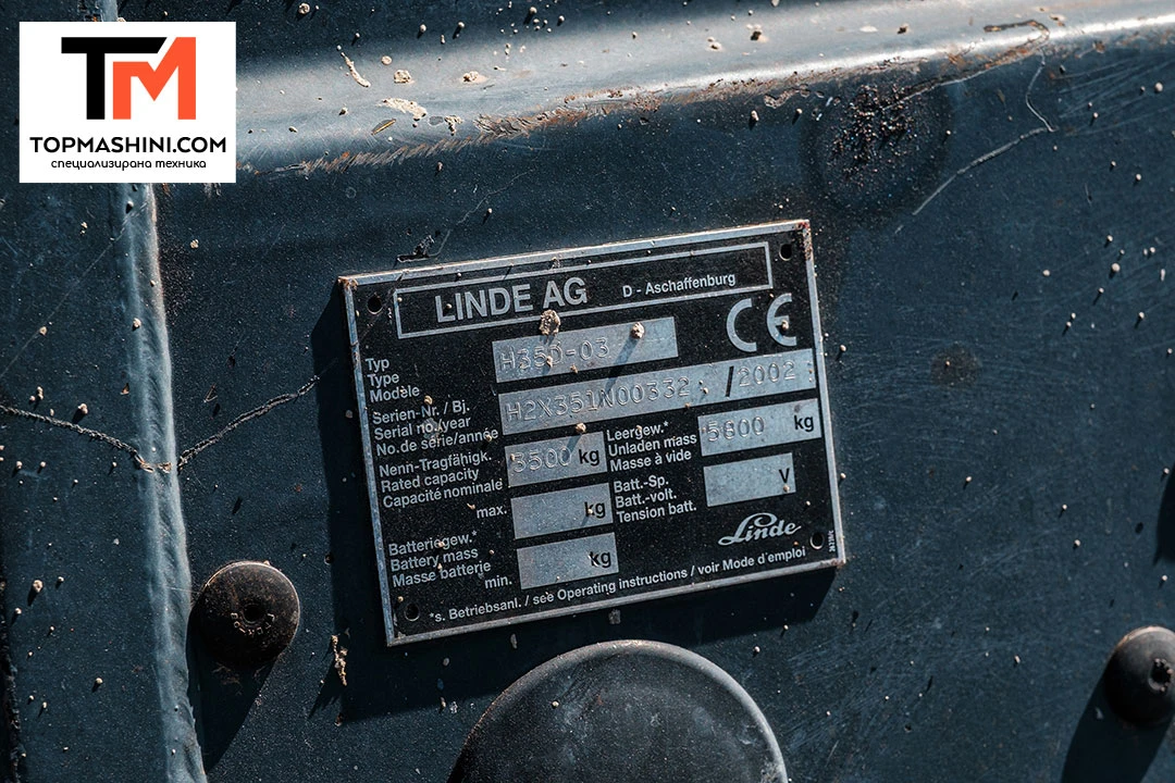 Мотокар Linde H35D-03, снимка 9 - Индустриална техника - 55486553