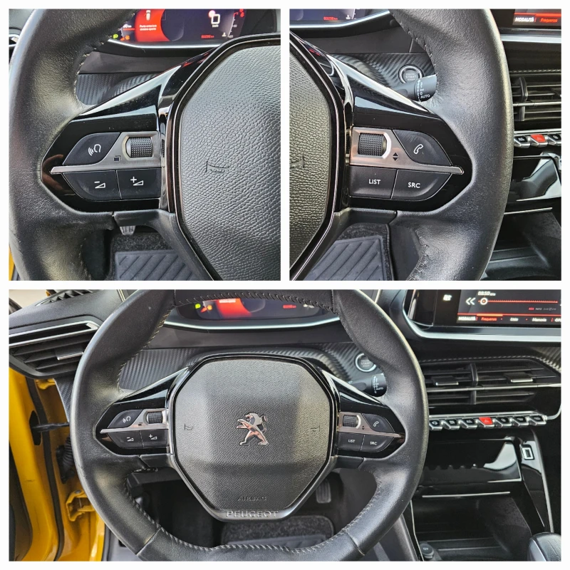 Peugeot 208 1.2MT, Камера 360, Дистроник, Лед фарове, Кейлес!, снимка 13 - Автомобили и джипове - 48915635