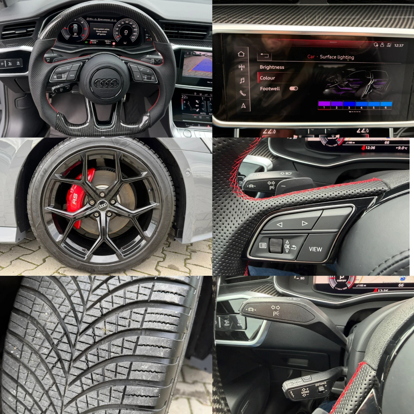 Audi A6 50TDI#RS6PACK#PANORAMA#RECARO#MATRIX#CARBON#DISTR | Mobile.bg � ����������� 15