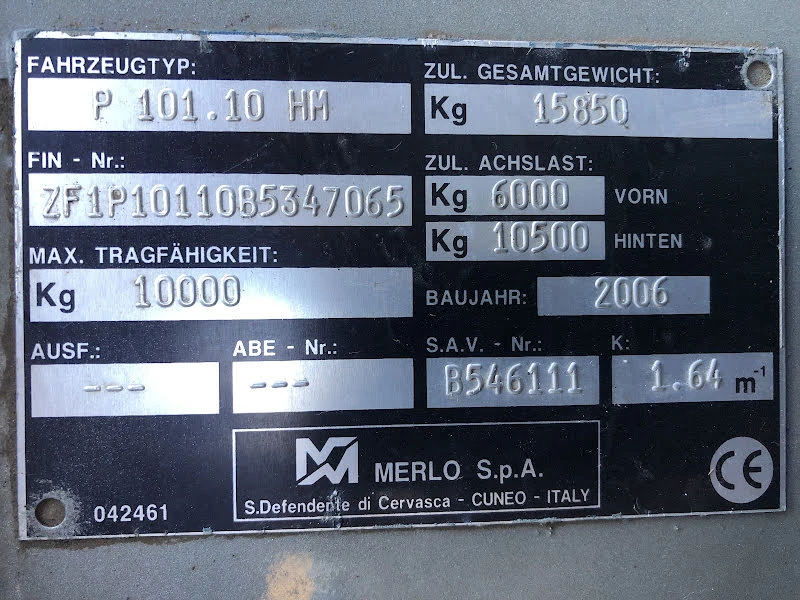 Телескопични товарачи Merlo MERLO P101.10 HM - изображение 10