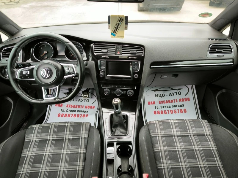 VW Golf 7 GTD -2, 0-TDi-184k.c.6 ck.GPS, LED, БАРТЕР!, снимка 10 - Автомобили и джипове - 45794086