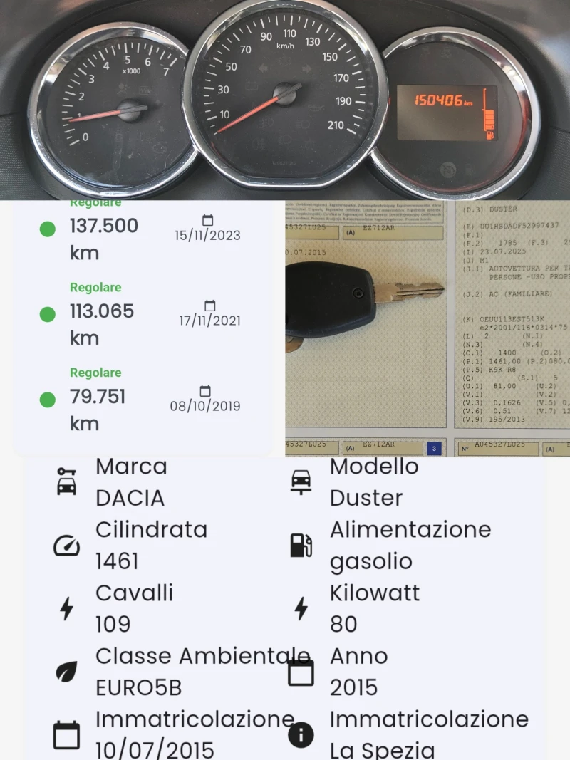 Dacia Duster 1.5DCI/BLACK FRIDAY/NAVI/БЛУТУТ/EURO 5B/ТОП, снимка 12 - Автомобили и джипове - 51297080