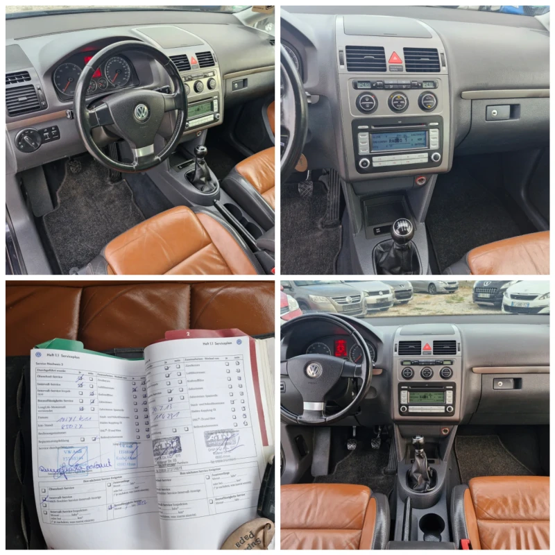 VW Touran 140ps* AC* PDC* КОЖА* , снимка 16 - Автомобили и джипове - 51913910