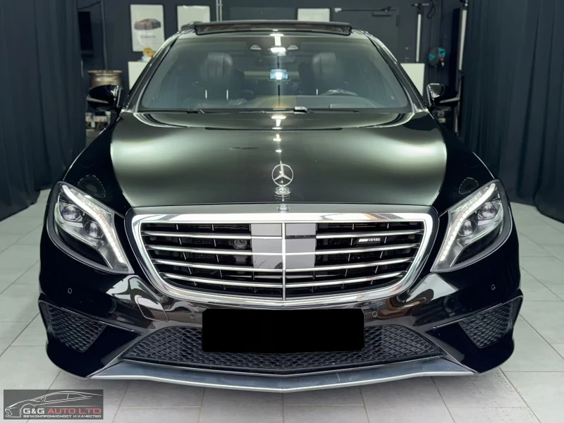 Mercedes-Benz S 63 AMG 4MATIC/585HP/PANO/MASSAGE/BURM/HUD/360/MEMO/608g, снимка 2 - Автомобили и джипове - 52467423