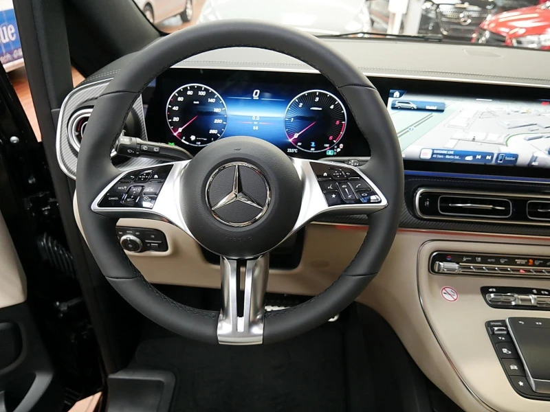 Mercedes-Benz V 300 d/AMG/4M/EXTRALONG/AVANTGARDE/NIGHT/BURM/360, снимка 6 - Автомобили и джипове - 52875699