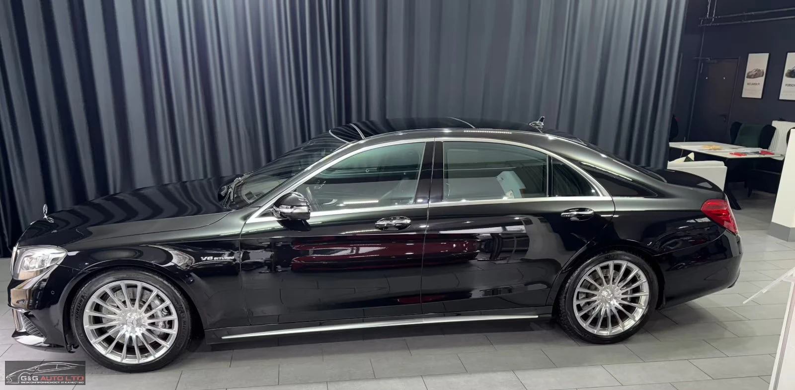 Mercedes-Benz S 63 AMG 4MATIC/585HP/PANO/MASSAGE/BURM/HUD/360/MEMO/608g - изображение 3