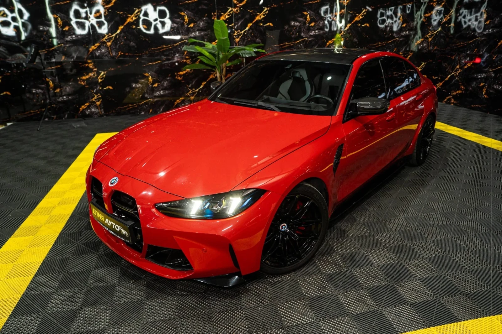 BMW M3 COMPETITION FACELIFT LED CARBON H&K ЛИЗИНГ 100%, снимка 5 - Автомобили и джипове - 55678590