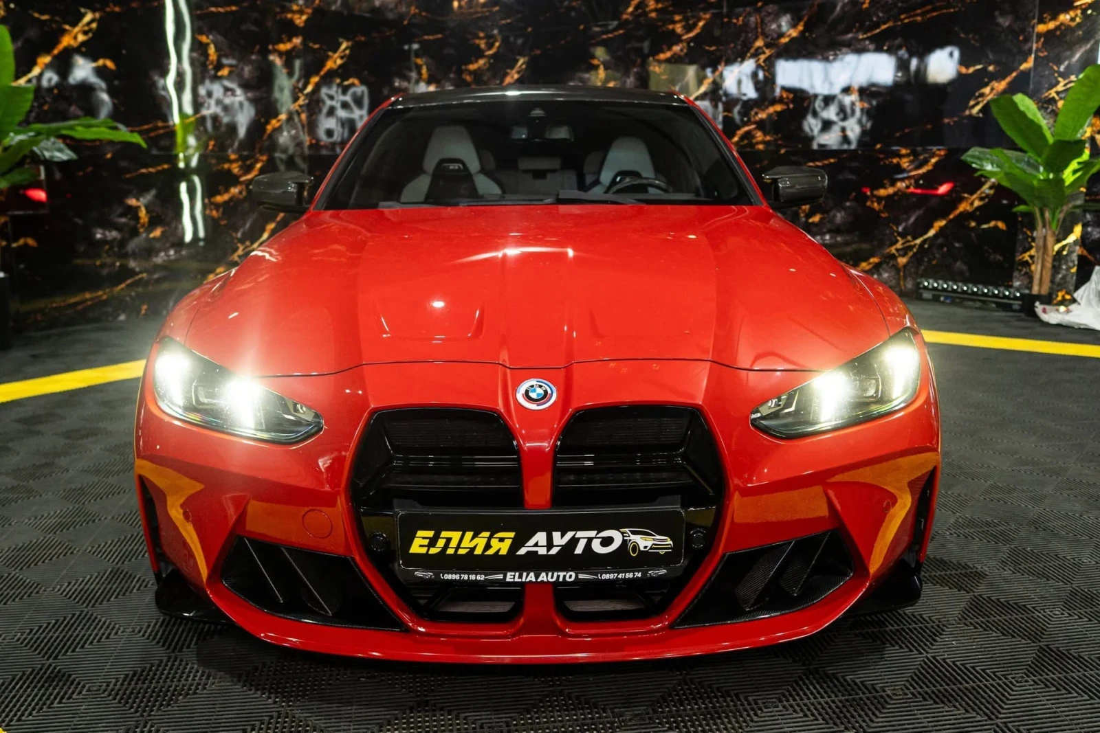 BMW M3 COMPETITION FACELIFT LED CARBON H&K ЛИЗИНГ 100%, снимка 3 - Автомобили и джипове - 55678590