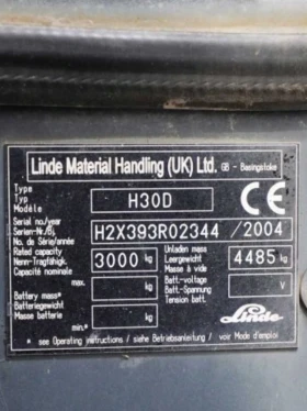 Мотокар Linde H30D, diesel, снимка 10