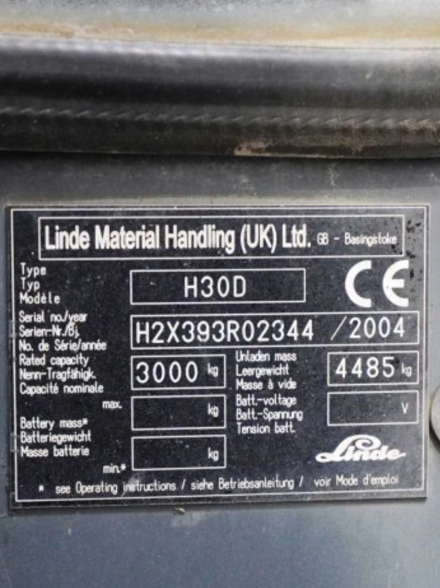 Мотокар Linde H30D, diesel, снимка 10 - Индустриална техника - 54160213