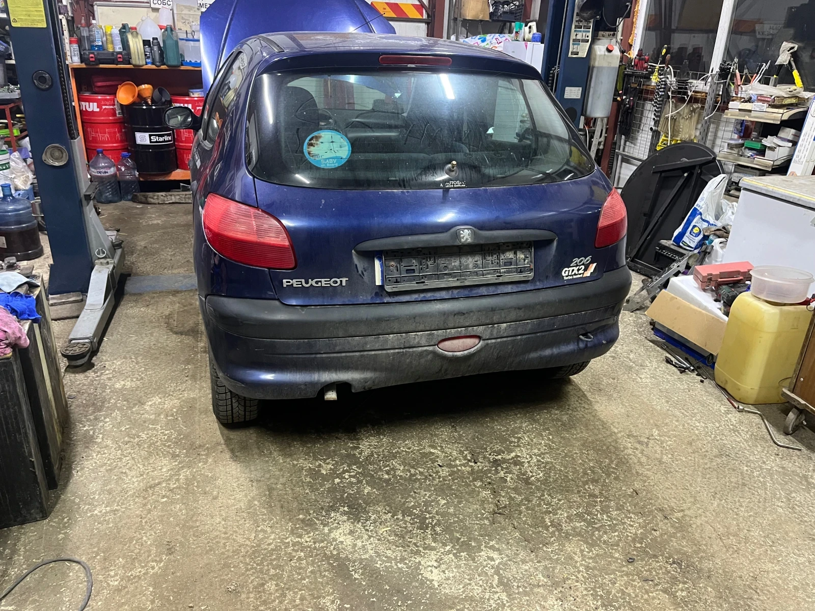Peugeot 206 1.9, снимка 3 - Автомобили и джипове - 53806271