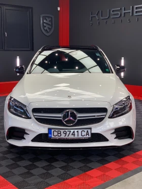Mercedes-Benz C 43 AMG 4MATIC 390кс DISTRONIC BURMESTER PANORAMA, снимка 6