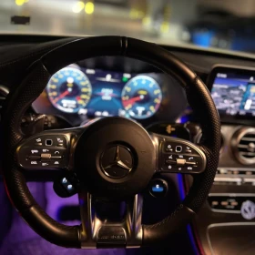 Mercedes-Benz C 43 AMG 4MATIC 390кс DISTRONIC BURMESTER PANORAMA, снимка 11