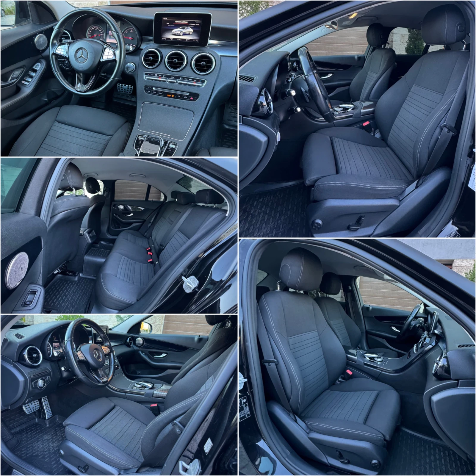 Mercedes-Benz C 200 7-G DYNAMIC SELECT FULL LED HIGH PERFORMANCE AMG , снимка 10 - Автомобили и джипове - 55038982