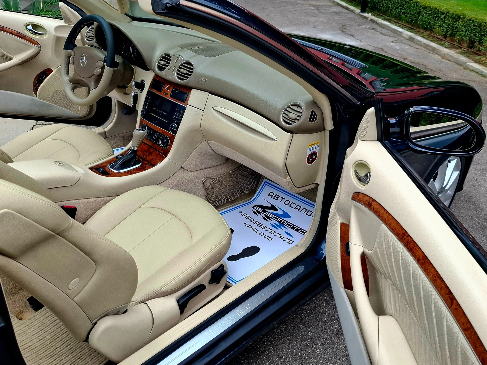 Mercedes-Benz CLK 200kompressor/LPG/Клима/Кожа/Внос Италия, снимка 13 - Автомобили и джипове - 55899090