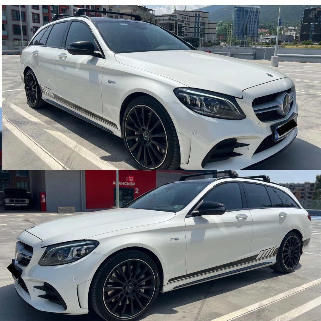 Mercedes-Benz C 43 AMG 4MATIC 390кс DISTRONIC BURMESTER PANORAMA, снимка 3 - Автомобили и джипове - 55981637