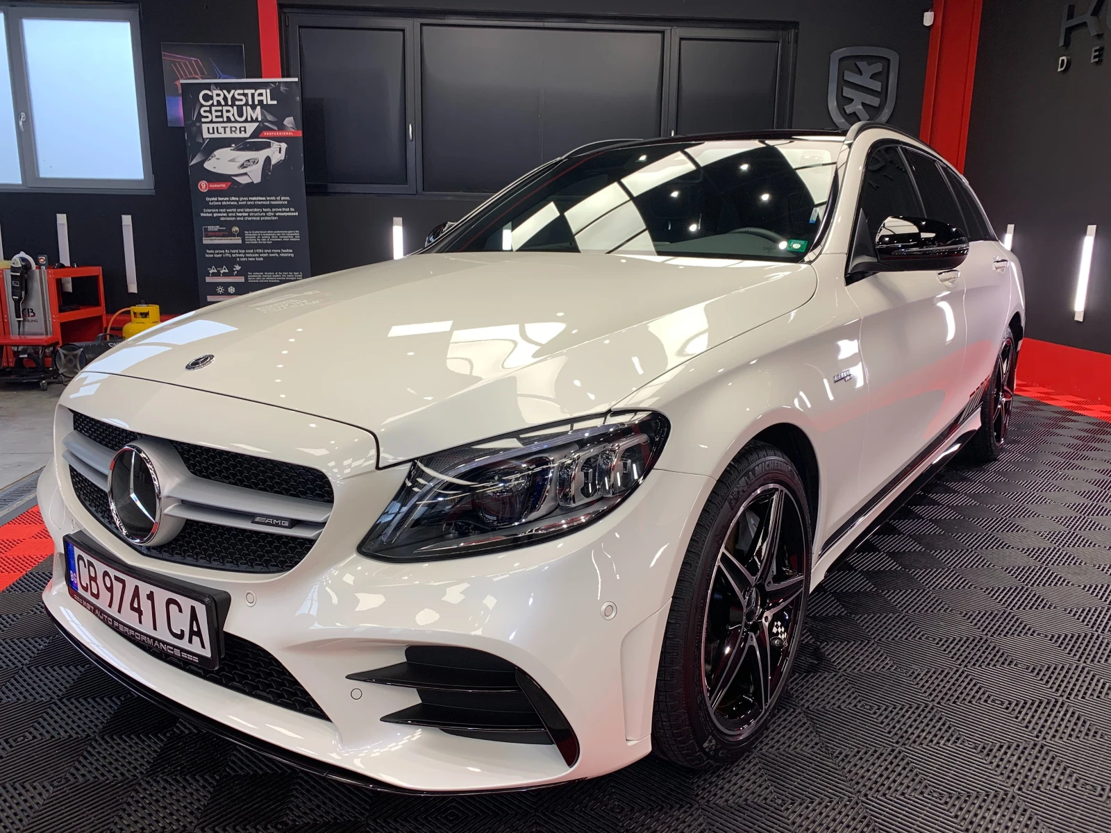 Mercedes-Benz C 43 AMG 4MATIC 390кс DISTRONIC BURMESTER PANORAMA, снимка 7 - Автомобили и джипове - 55981637