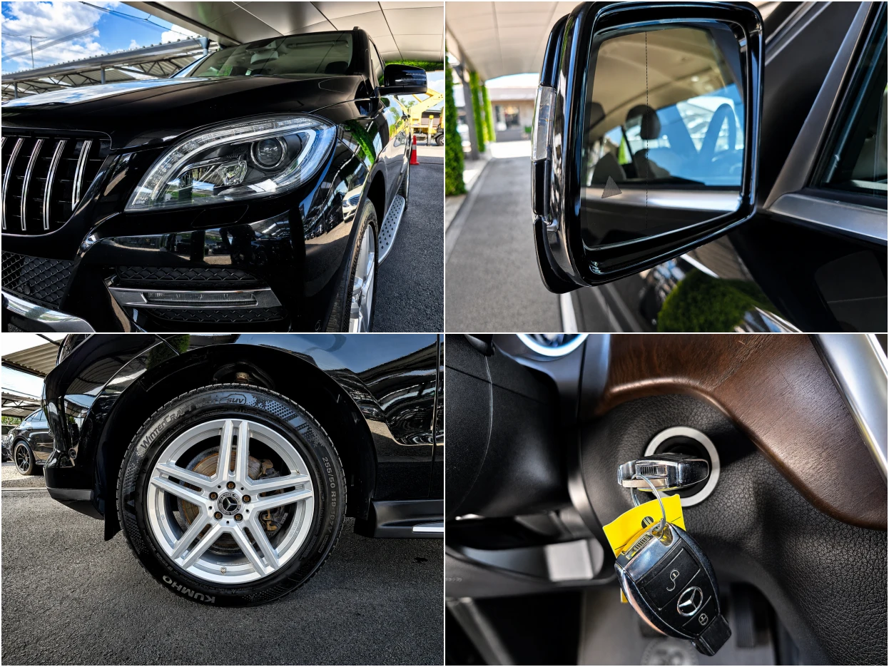 Mercedes-Benz ML 350 AMG LINE/FUL LED/GERMANY/OFFROAD PRO/ПОДГРЕВ/LANE , снимка 14 - Автомобили и джипове - 55845672