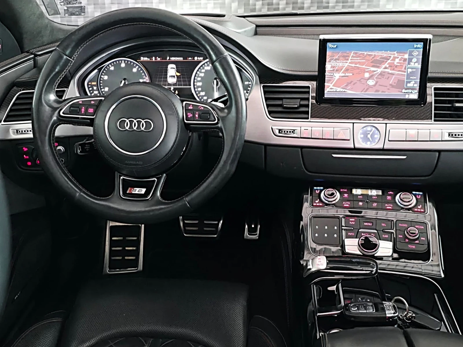Audi A8 Audi A8 Long 4.2 TDI   W12 Pack  MEGA FULL | NIGHT, снимка 11 - Автомобили и джипове - 54074699