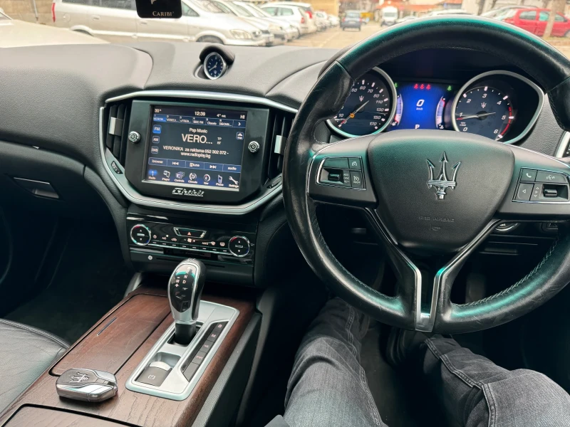 Maserati Ghibli 3.0d V6 2015 Десен волан Бартер, снимка 7 - Автомобили и джипове - 48274683