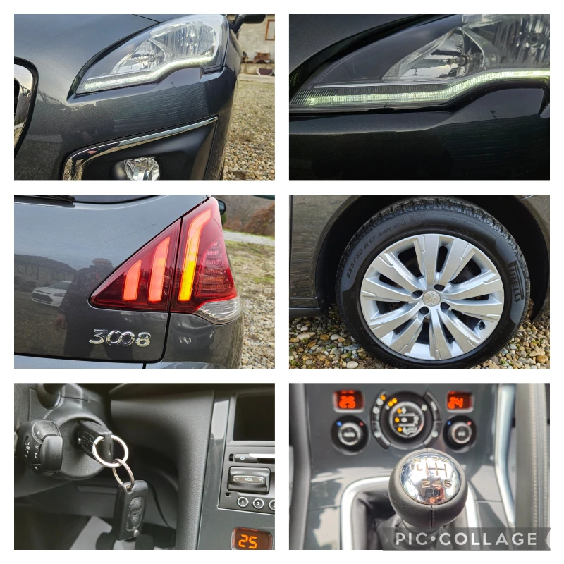 Peugeot 3008 ПРОМО ЦЕНА* 1, 6HDi-115кс* 2015г* LED* НАВИ* ПЕРФЕ, снимка 15 - Автомобили и джипове - 52928811