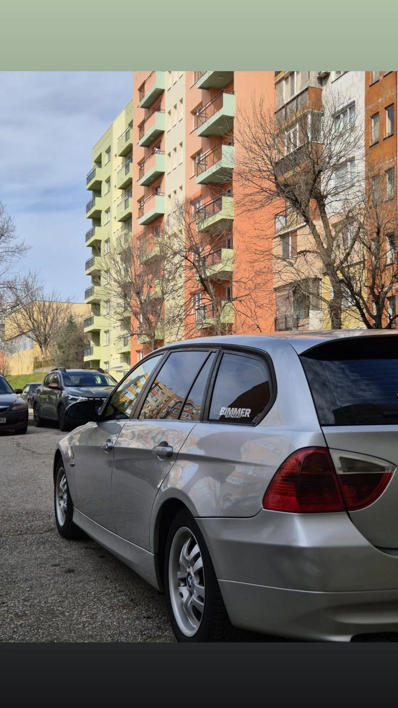 BMW 320 E91, ръчка, задно, снимка 4 - Автомобили и джипове - 54372232