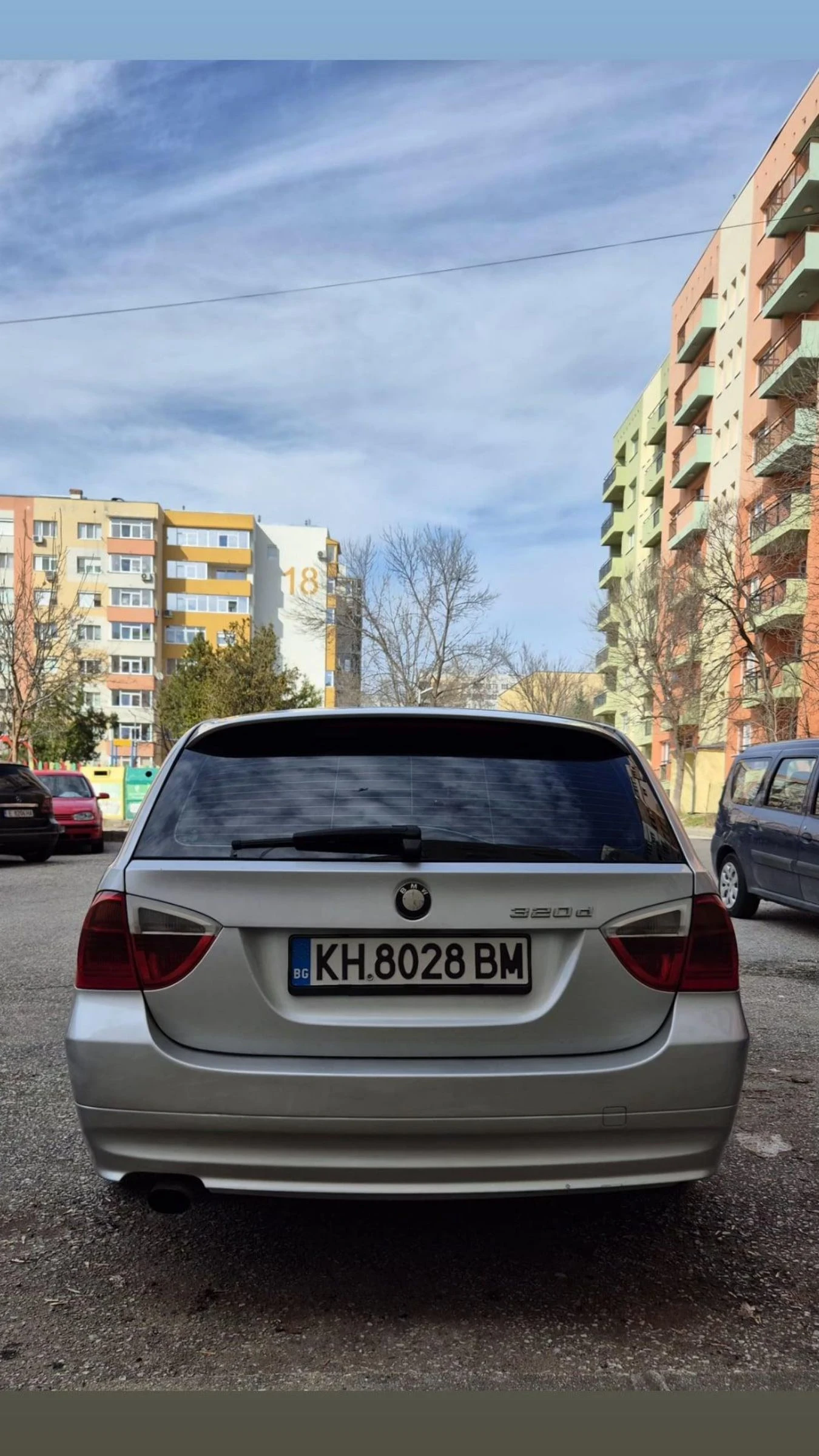 BMW 320 E91, ръчка, задно, снимка 3 - Автомобили и джипове - 54372232