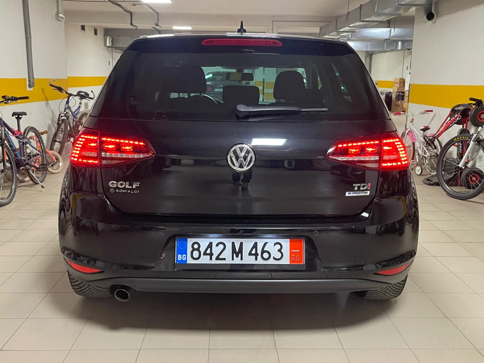 VW Golf TDI 110kc Automatic Full LED Parktronic , снимка 5 - Автомобили и джипове - 54684929