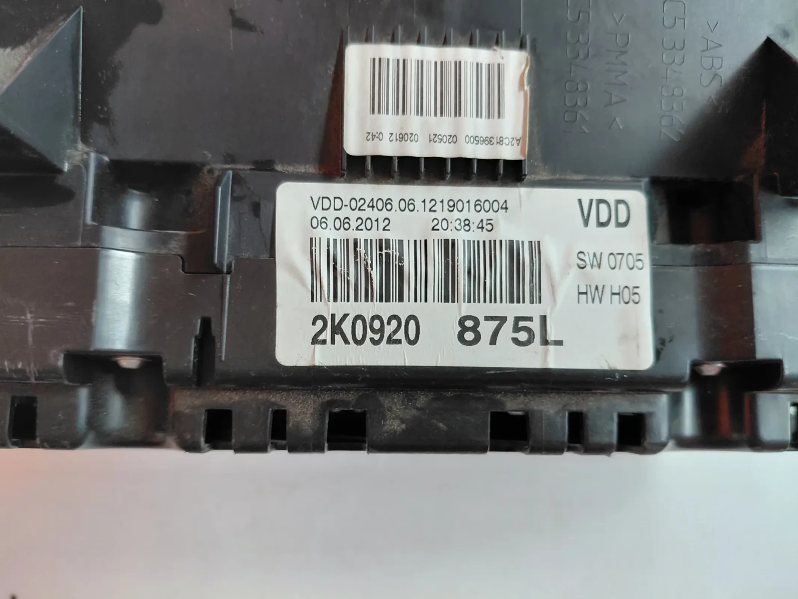 2K0920875L Километраж за VW CADDY III 1.6TDi  A2C35028500, снимка 3 - Части - 54763274