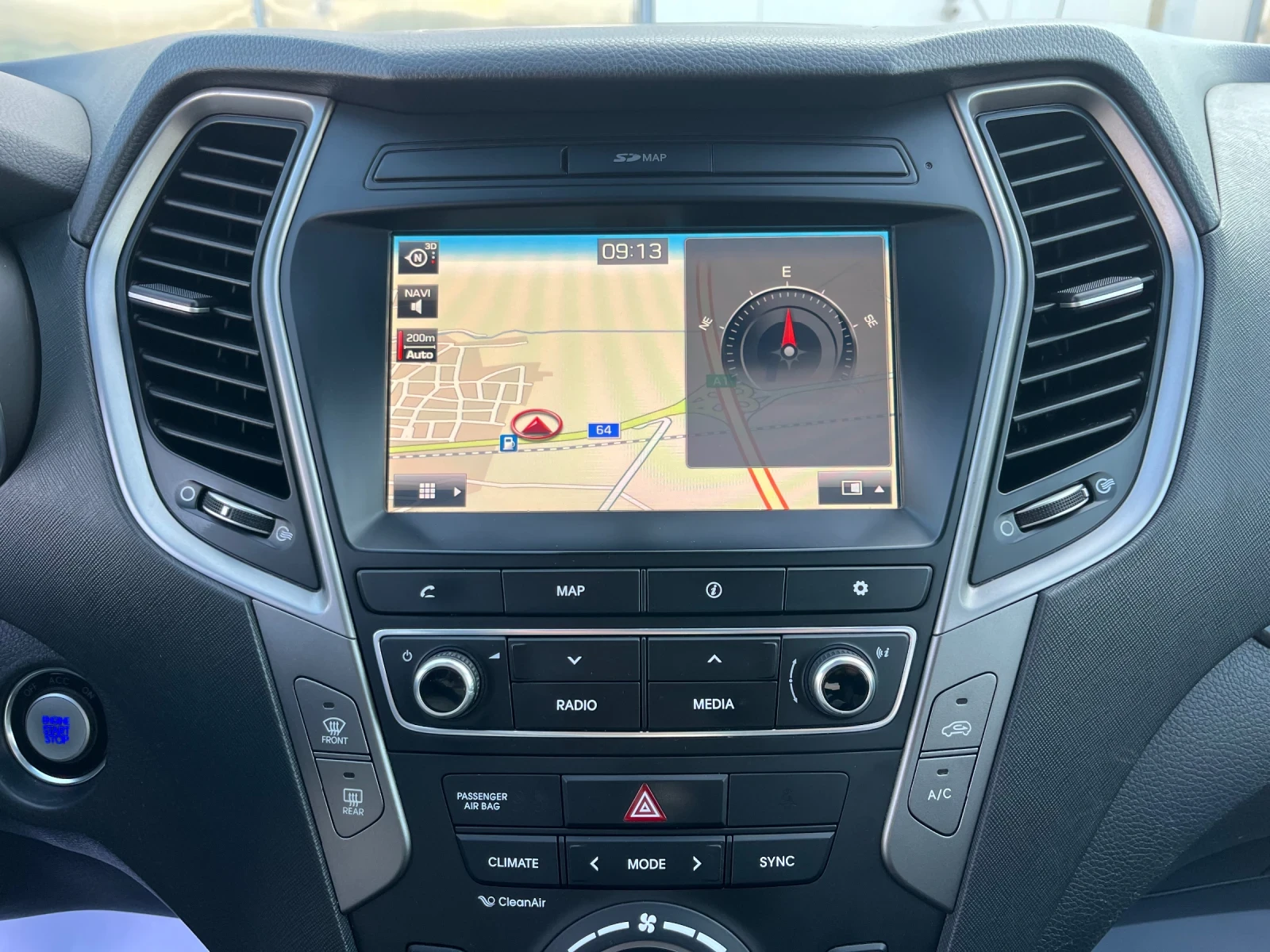 Hyundai Santa fe Кожа, панорама, камера, 2018, Италия | Mobile.bg — изображение 12