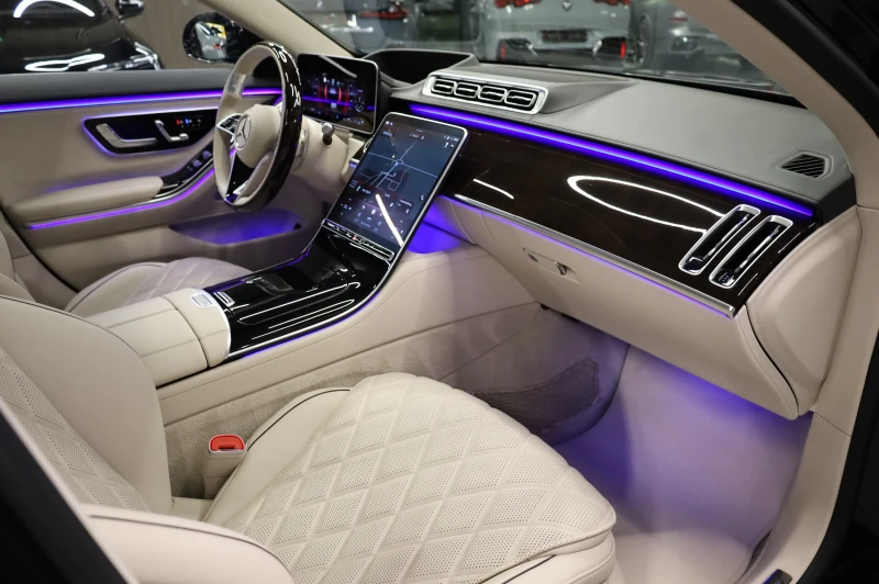 Mercedes-Benz S 580 4 MATIC* AMG* 3 TV* EXCLUSIVE* LONG* , снимка 14 - Автомобили и джипове - 53293601