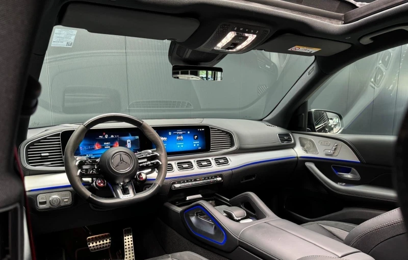 Mercedes-Benz GLE 63 S AMG /4-MATIC/FACELIFT/NIGHT/PANO/BURM/360/HEAD UP/22/ , снимка 9 - Автомобили и джипове - 51999614