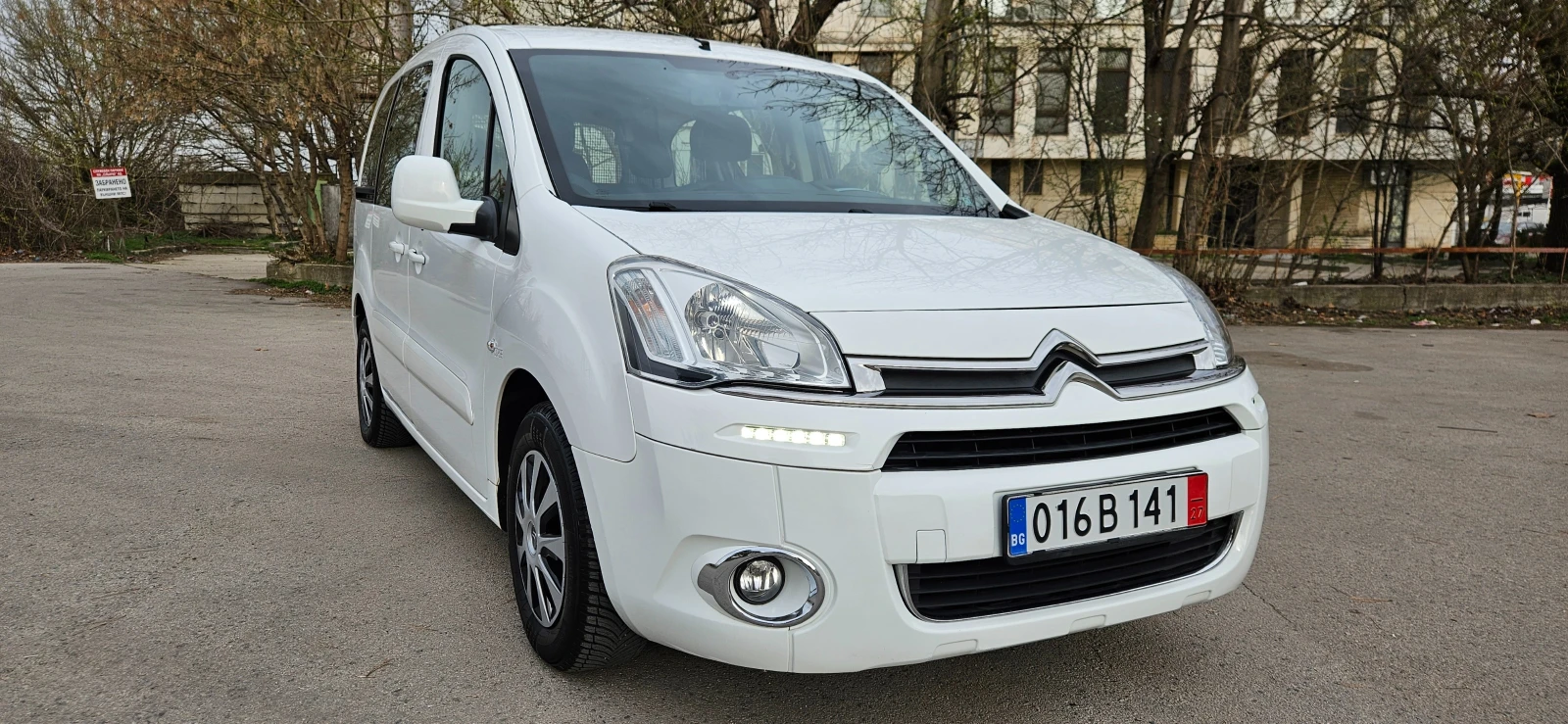 Citroen Berlingo ПЪТНИЧЕСКИ* 1, 6HDi-100кс* 2012г* LED* ЕВРО5Б* ТОП - изображение 3