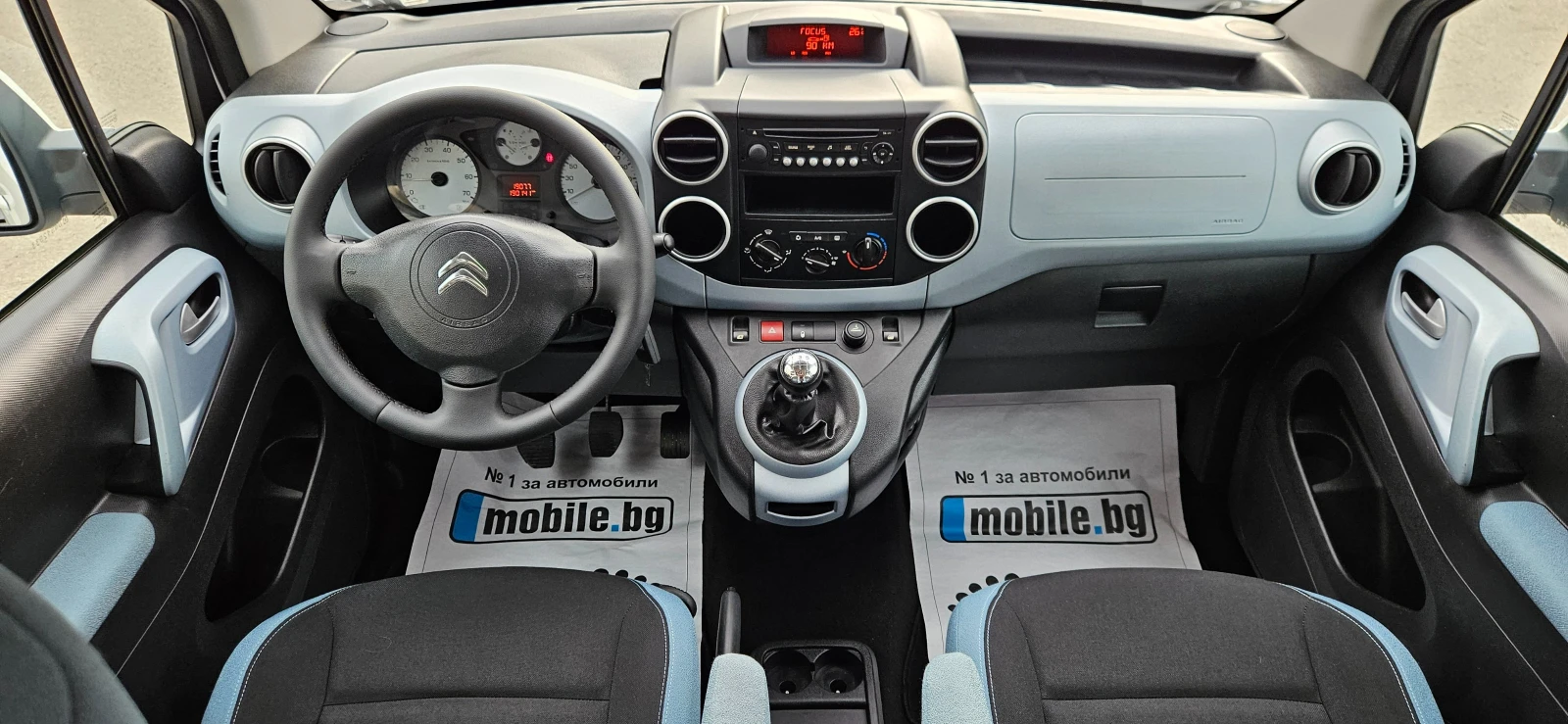 Citroen Berlingo ПЪТНИЧЕСКИ* 1, 6HDi-100кс* 2012г* LED* ЕВРО5Б* ТОП - изображение 10