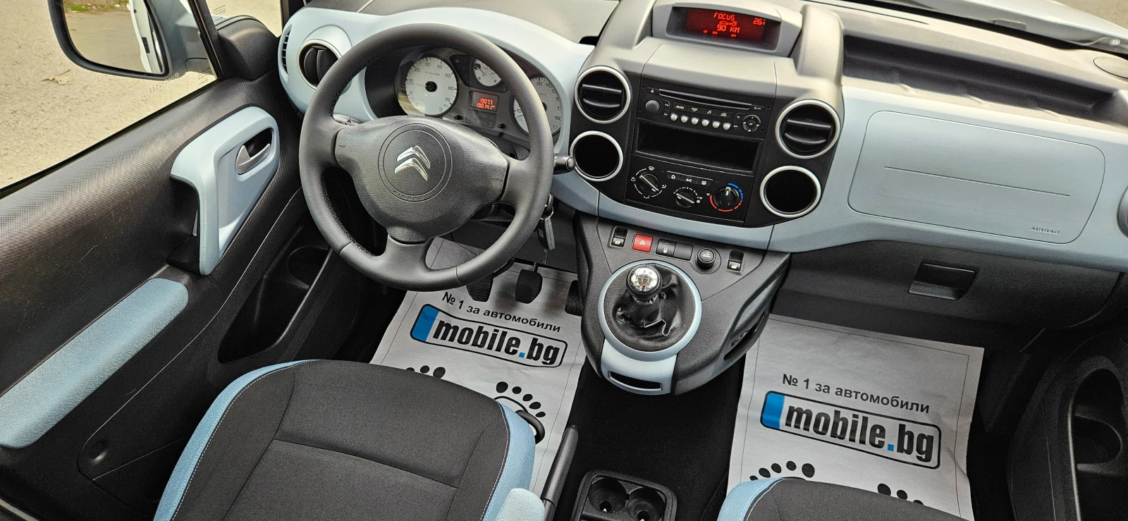 Citroen Berlingo ПЪТНИЧЕСКИ* 1, 6HDi-100кс* 2012г* LED* ЕВРО5Б* ТОП - изображение 8