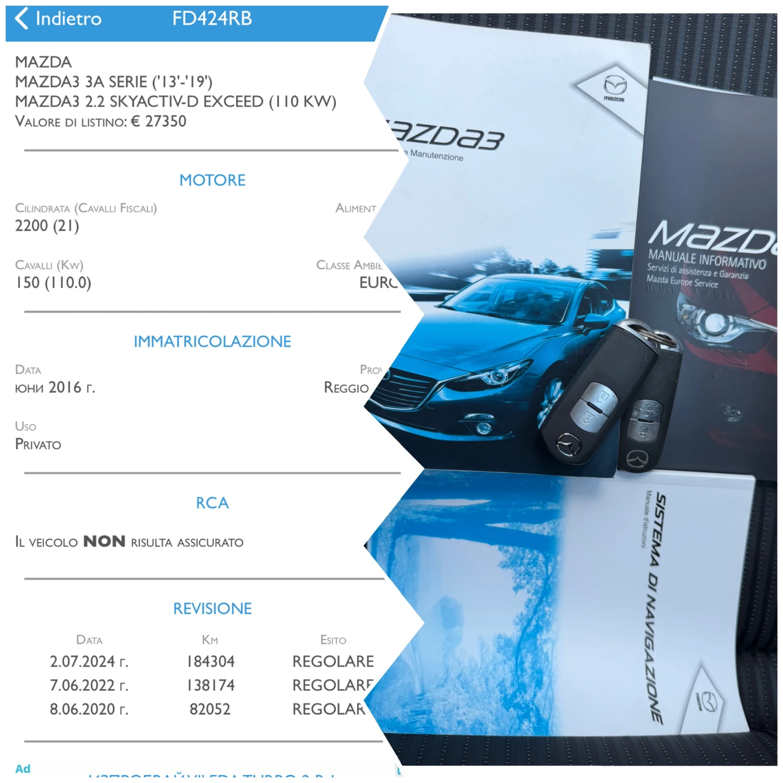 Mazda 3 2.2SKYACTIV-D EXCEED KEY LESS HEAD UP PODGREV, снимка 17 - Автомобили и джипове - 54564776